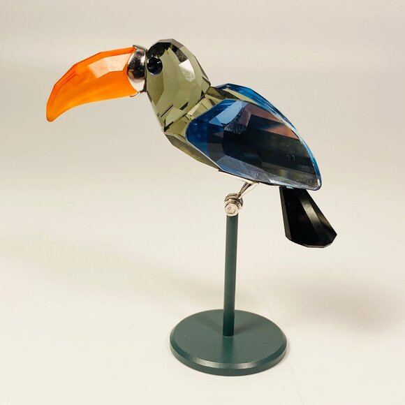 RARE !! Swarovski Paradise bird - Bamba Black Diamond 284062 - Picture 1 of 7